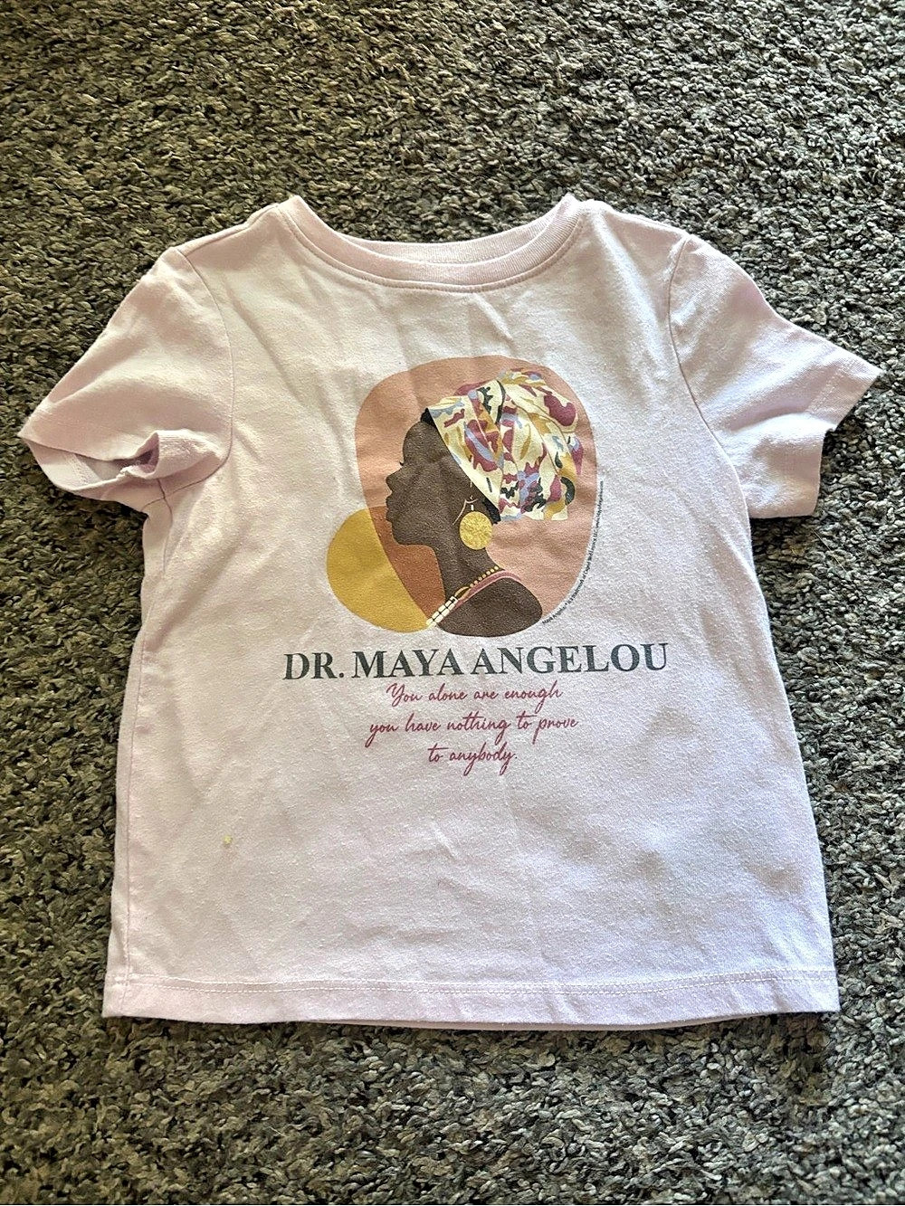 Old Navy Dr. Maya Angelou Graphic T-Shirt for Toddler Tee Girls Size 3T